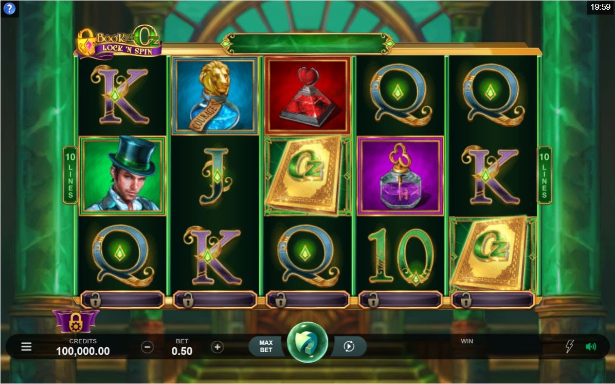 Book of Oz Lock n Spin
